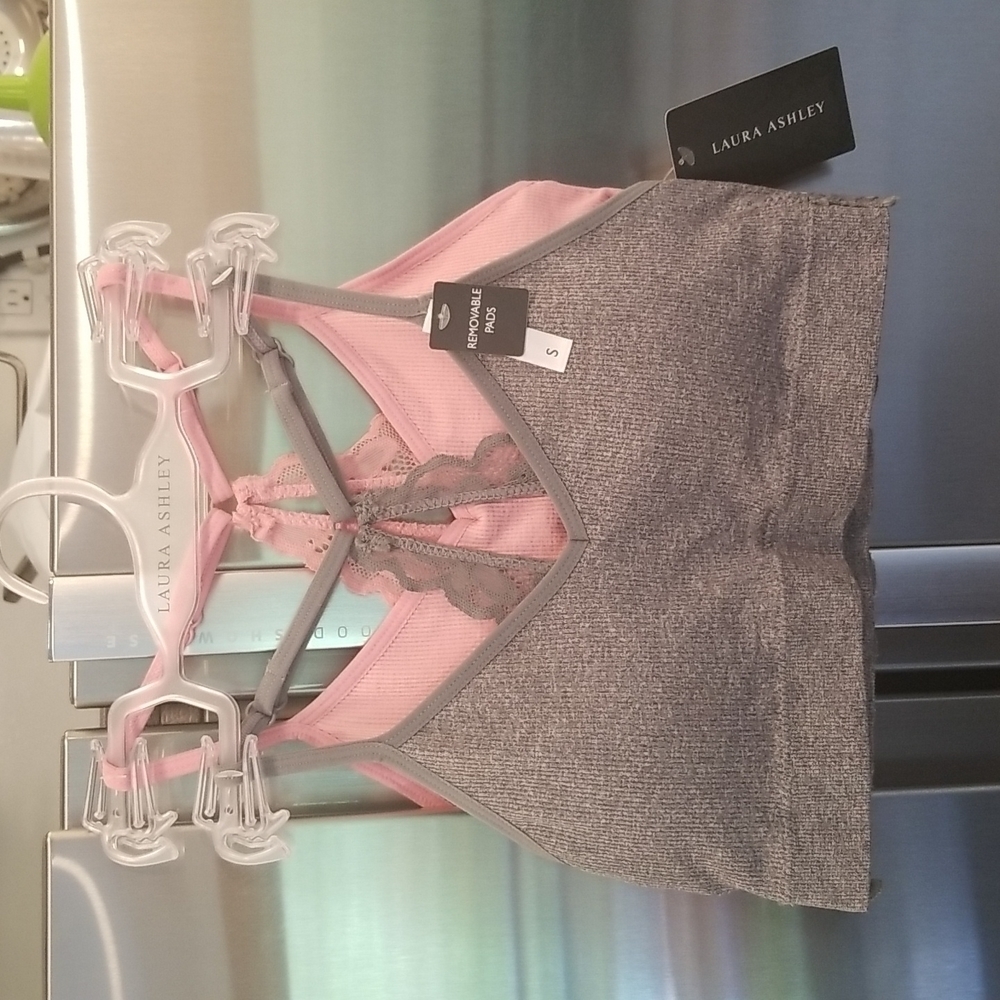 💕LAURA ASHLEY💕 Ribbed Bralette Set (2 Pk) S NWT